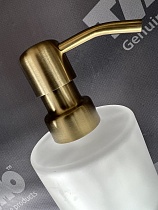 Дозатор для мыла Timo Saona 13039/17 подвесной, матовое золото