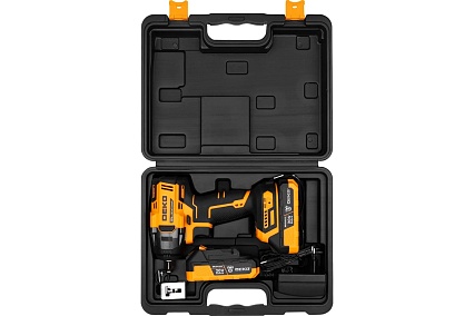 Аккумуляторный бесщеточный гайковерт Deko DKIS20 кейс, 20 В, 3 А ч 063-4033