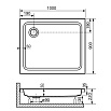 Поддон для душа RGW Style PR 90x100