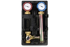 Насосная группа с 3-х ходовым приводным смесителем Rommer RDG-1003-012501 1 без насоса, левая RG0092MQC1UI1C