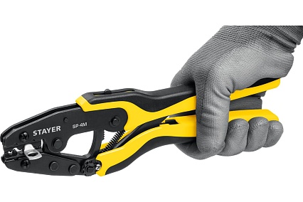 Пресс-клещи для кабельных наконечников Stayer SP-4M 45445