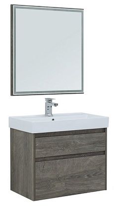 Мебель для ванной Aquanet Nova Lite 75 см, 2 ящика