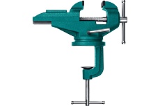 Стальные настольные тиски для точных работ Kraftool Mini 65 мм 32713-75