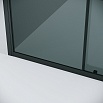 Душевая дверь Grossman Cosmo 100x195 тонированное, черный матовый 100.K33.02.100.21.10