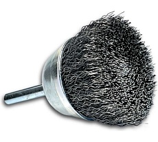 Щетка чашка гофрированная Lessmann Д50x0,30мм., хвост-к 6мм 435162