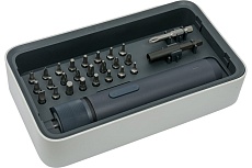 Аккумуляторная отвёртка Hoto с набором из 25 бит 3.6v cordless screwdriver, чёрный HTE0028IE