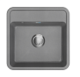 Кухонная мойка Granula Standart ST-5001 50 см графит