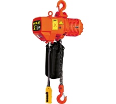 Цепная стационарная электрическая таль OCALIFT 02-01s г/п 2 тонны, высота 12м, на крюке, 380в OCA0201SN12m