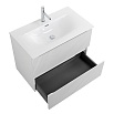 Тумба с раковиной BelBagno Uno 80 см Bianco Opaco