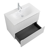 Тумба с раковиной BelBagno Uno 80 см Bianco Opaco