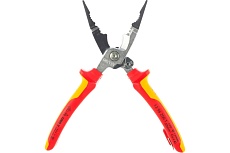 Электромонтажные клещи со страховочным креплением Knipex 200 mm KN-1396200T