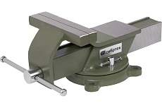 Тиски Сибртех слесарные, 150 мм, стальные, поворотные 18620