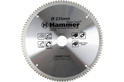 Диск пильный по алюминию Hammer Flex 205-303 CSB AL (235х30 мм; Z-100) 30683