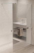 Душевая перегородка Vincea Walk-In VSW-1HR900MR 90x200 хром, зеркальное