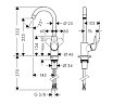 Смеситель для кухни Hansgrohe Logis 71835000