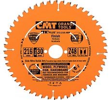 Диск пильный по дереву (216х30х1,8/1,2 мм; Z48) CMT 272.216.48M