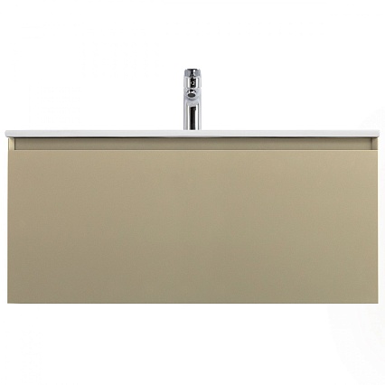 Мебель для ванной Art&Max Latina 100 см Серо-бежевый матовый