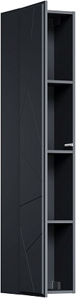 Шкаф-пенал Allen Brau Paris 35 см, антрацит матовый 1.360005.AM
