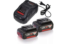 Aккумулятор GBA 18V 5.0 Ah 2 шт. + зарядное устройство GAL 1880 CV Professional Bosch 1600A00B8J