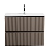 Тумба с раковиной BelBagno Uno 80 см Бежевый матовый