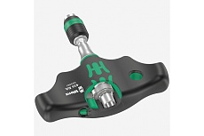 Битодержатель WERA 416 RA с поперечной ручкой, трещоткой и быстрозажимным патроном Rapidaptor, 1/4&quot; x 45 мм WE-023461