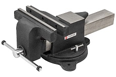 Тиски стальные поворотные с наковальней + захват для труб Forsage 10&quot;-250мм F-6540210A(47730)