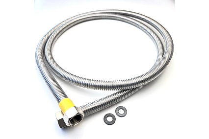 Сильфон для газа TUBOFLEX в оплетке ПВХ, 1/2, 2.5 м, ВР/ВР 4829466
