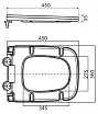 Крышка-сиденье Belbagno Ardente-C BB3202SC-MB, с микролифтом, матовый черный