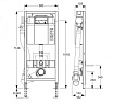 Инсталляция для унитаза MEPA VariVIT A31 514808 Air WC, бесконтактный модуль