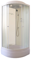 Душевая кабина Parly Bianco BM86 85x85 матовая