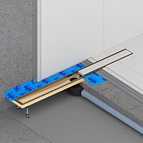 Трап для душа Timo Drain System 600 DS230206/17 60 см, вставка Plate, матовое золото