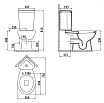 Чаша для унитаза Creavit Corner SD310-11CB00E-0000