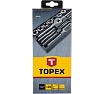Набор плашек и метчиков M3 - M12, пласт. бокс Topex 20 шт. 14A425