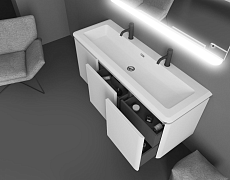 Мебель для ванной Cezares Stylus 140 см Grigio nuvola