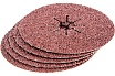 Круг шлифовальный фибровый Flex 243-007 (5 шт; 125 мм; P24; 12000 об/мин; 80 м/с) Hammer 526835