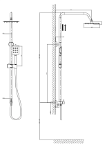 Душевая стойка Rush Bella BL4535-115