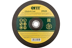 Круг зачистной по металлу (230x6x22 мм) FIT 39535