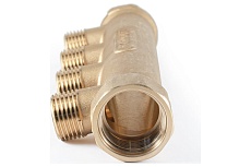 Коллектор латунный PROFACTOR в/н 3/4&quot; х 4 вых 1/2&quot; нар PF MF 262.4