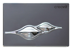 Кнопка смыва Creavit Ufo GP1004.00 хром глянцевый