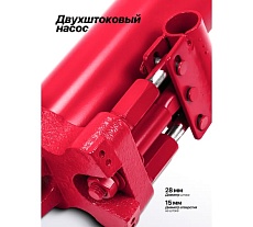 Цилиндр гидравлический удлиненный с двухштоковым насосом Forcekraft 8 т FK-1208-2 LI(61622)