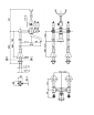 Напольный смеситель Cezares First FIRST-VDP-02-Bi бронза, белый