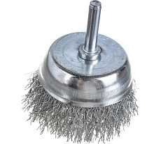 Кордщётка чашеобразная мягкая 63 мм для дрели РОССНА Р860647