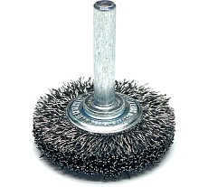 Щетка дисковая гофрированная Lessmann Д 40x10, STA 0.30 мм, хвост-к 6 мм 414162