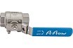 Шаровой кран A-Flow Ду 20мм, подсоединение G 3/4" VBZU-20-FG