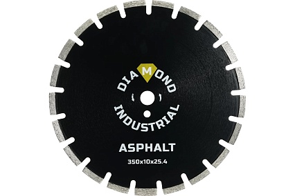 Диск алмазный сегментный по асфальту (350х25.4х10 мм) Diamond Industrial DIDA350