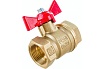 Шаровой для воды Valfex 3/4" ВР/ВР ручка-бабочка, латунный 11Б27фт1М VF.217.LB1.034.Bir