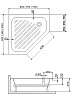 Поддон для душа RGW BT/CL-S-A 80x80