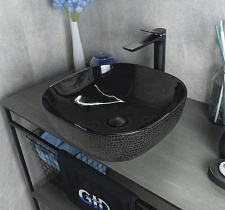 Раковина Gid LuxeLine D1301h004 42.5 см черный