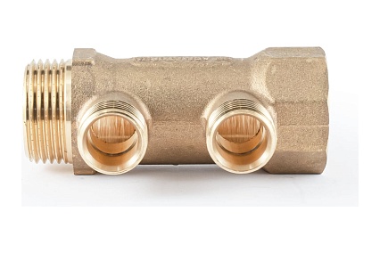Коллектор латунный PROFACTOR в/н 1" х 2 вых 1/2" нар PF MF 263.2