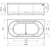Акриловая ванна Радомир Вальс 200х100 см